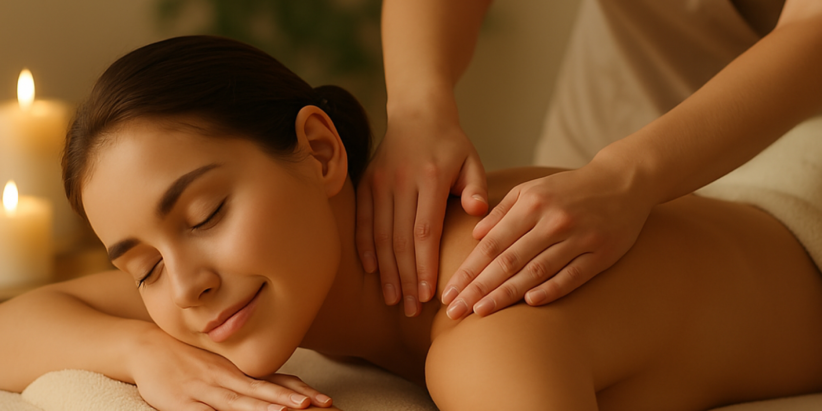 Relaxation massage therapy for stress relief and nervous system calming